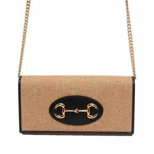 Authentic Gucci horsebit wallet on chain woc
